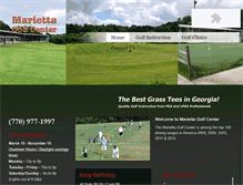 Tablet Screenshot of mariettagolfcenter.com